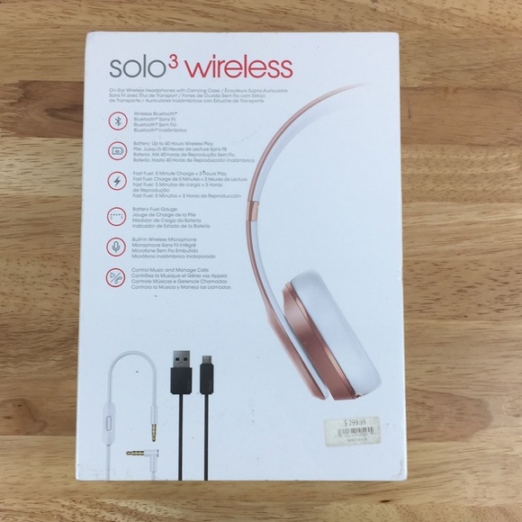 Beats-Dr. Dre Solo3 Bluetooth Wireless Headphones - Picture 3 of 5